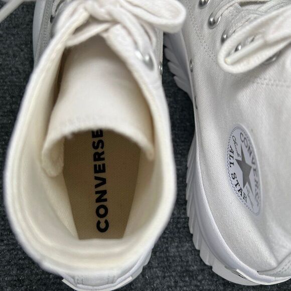 Converse Chuck Taylor All Star Lugged 2.0 Platform Shoes Women's Size 10.5 White - Picture 10 of 13